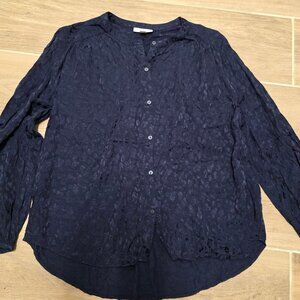 On 34th Navy Blue Blouse